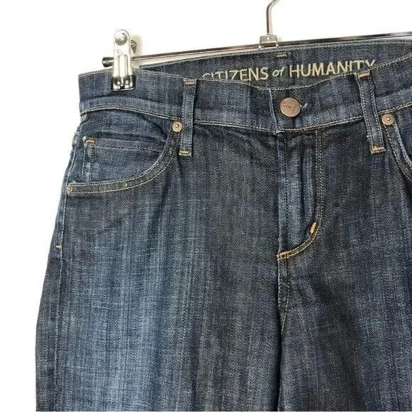 Citizens of Humanity Phoebe Slim Straight Dark Wash Jeans 26 - Picture 3 of 3